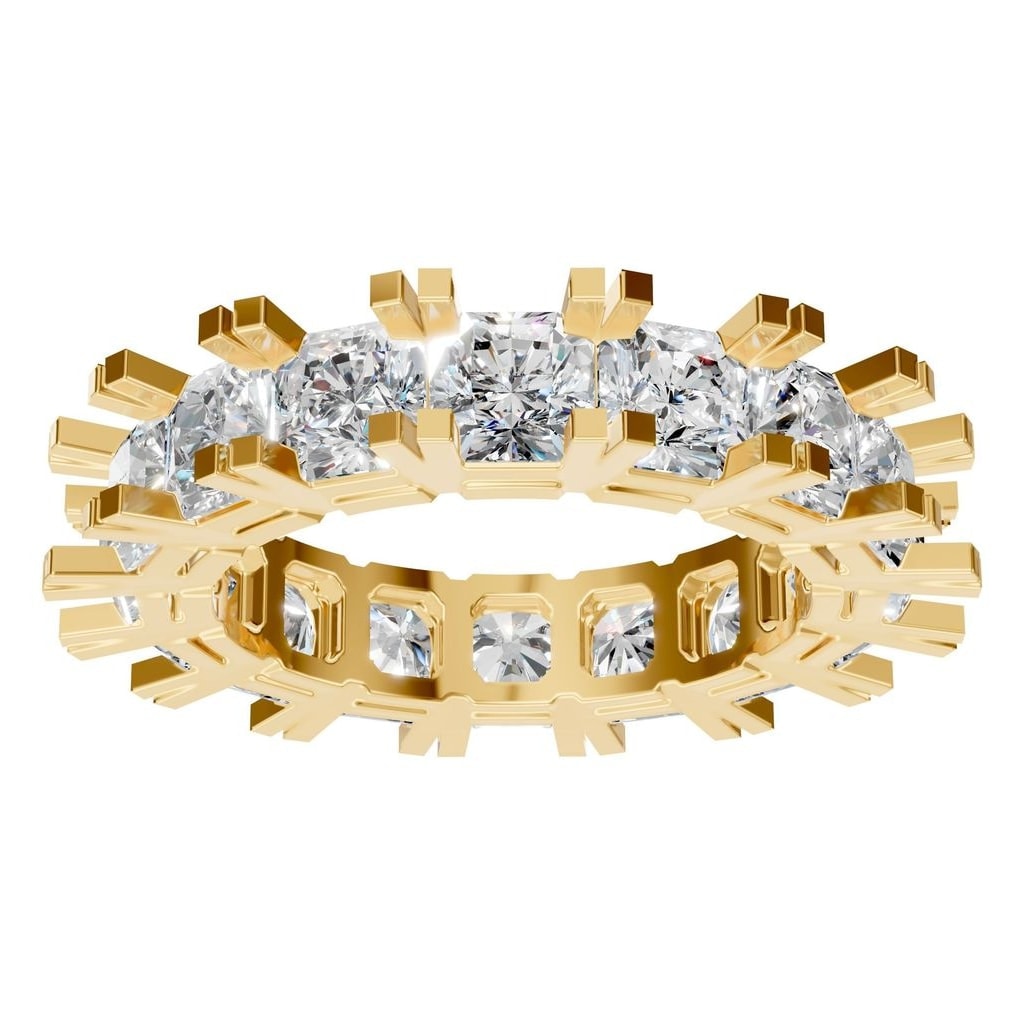 RI-2284 Yellow Gold Ring SET - Front View