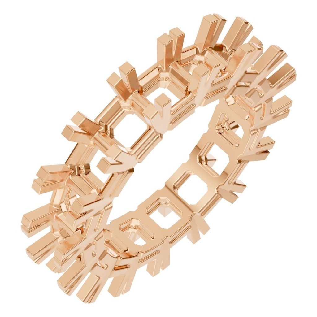 RI-2284 Rose Gold Ring UNSET - Main View