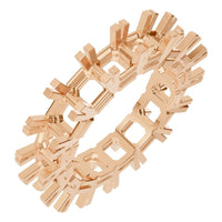 RI-2284 Rose Gold Ring UNSET - Main View
