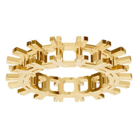 RI-2284 Yellow Gold Ring UNSET - Front View