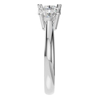 RI-2290 White Gold Ring SET - Side View