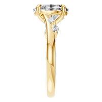 RI-2368 Yellow Gold Ring SET - Side View