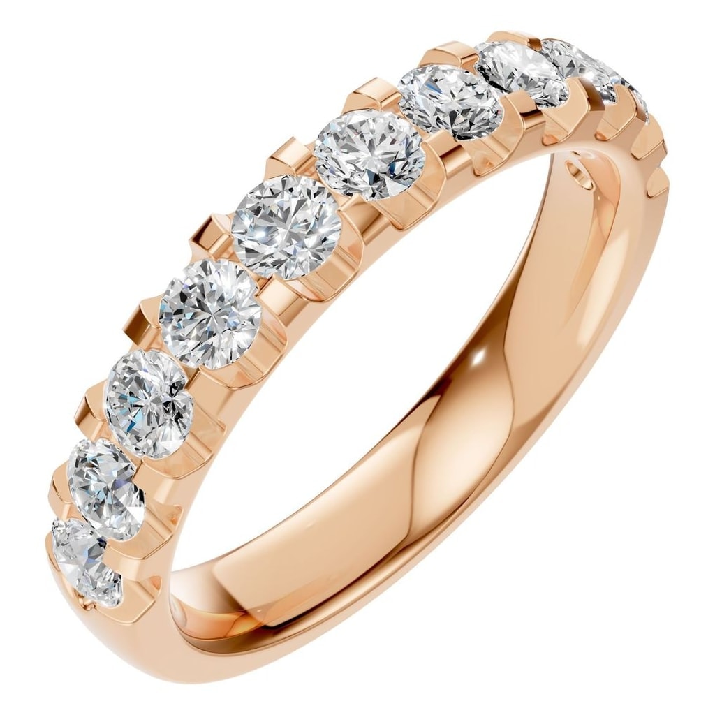 RI-2386 Rose Gold Ring SET - Main View