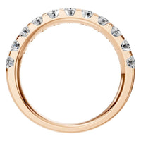 RI-2386 Rose Gold Ring SET - Top View
