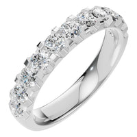 RI-2386 White Gold Ring SET - Main View