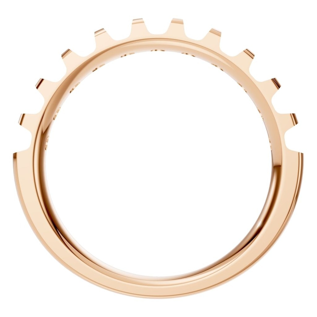 RI-2386 Rose Gold Ring UNSET - Top View
