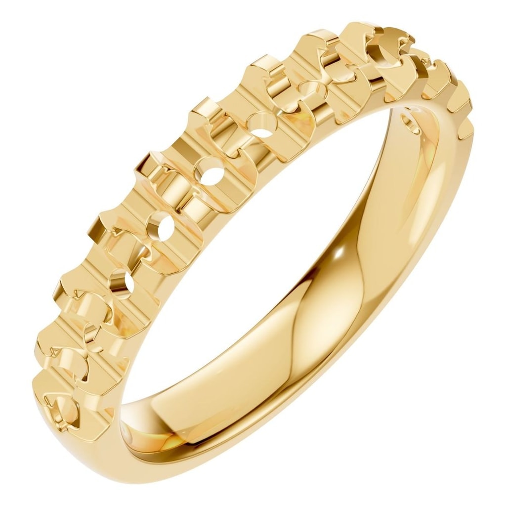 RI-2386 Yellow Gold Ring UNSET - Main View