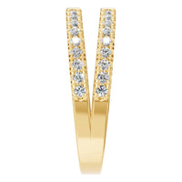 RI-2459 Yellow Gold Ring SET - Side View