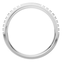 RI-2459 White Gold Ring UNSET - Top View