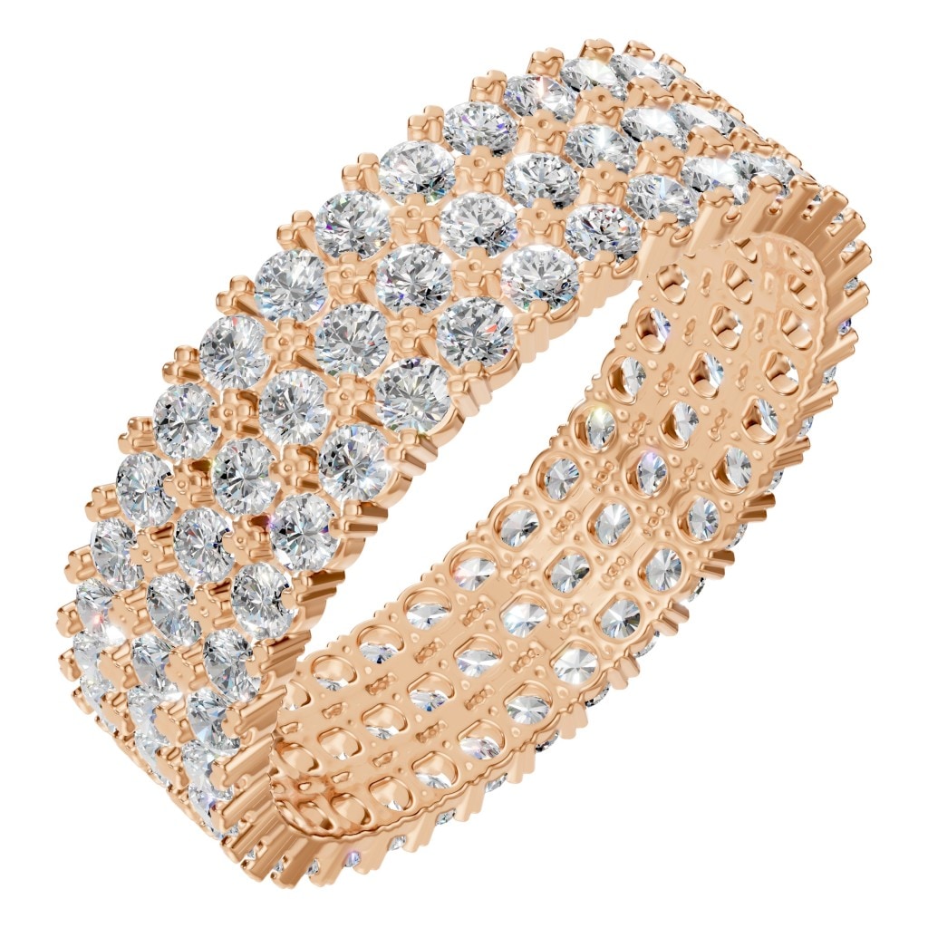 RI-2472 Rose Gold Ring SET - Main View