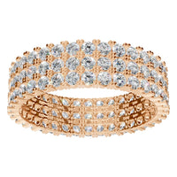 RI-2472 Rose Gold Ring SET - Front View