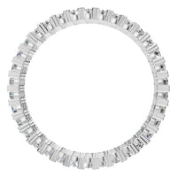 RI-2472 White Gold Ring SET - Top View