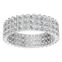 RI-2472 White Gold Ring SET - Front View