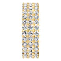 RI-2472 Yellow Gold Ring SET - Side View