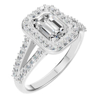 RI-2542 White Gold Ring SET - Main View