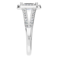 RI-2542 White Gold Ring SET - Side View