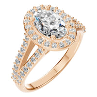 RI-2542 Rose Gold Ring SET - Main View