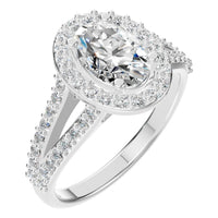 RI-2542 White Gold Ring SET - Main View
