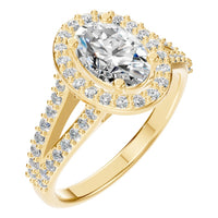 RI-2542 Yellow Gold Ring SET - Main View