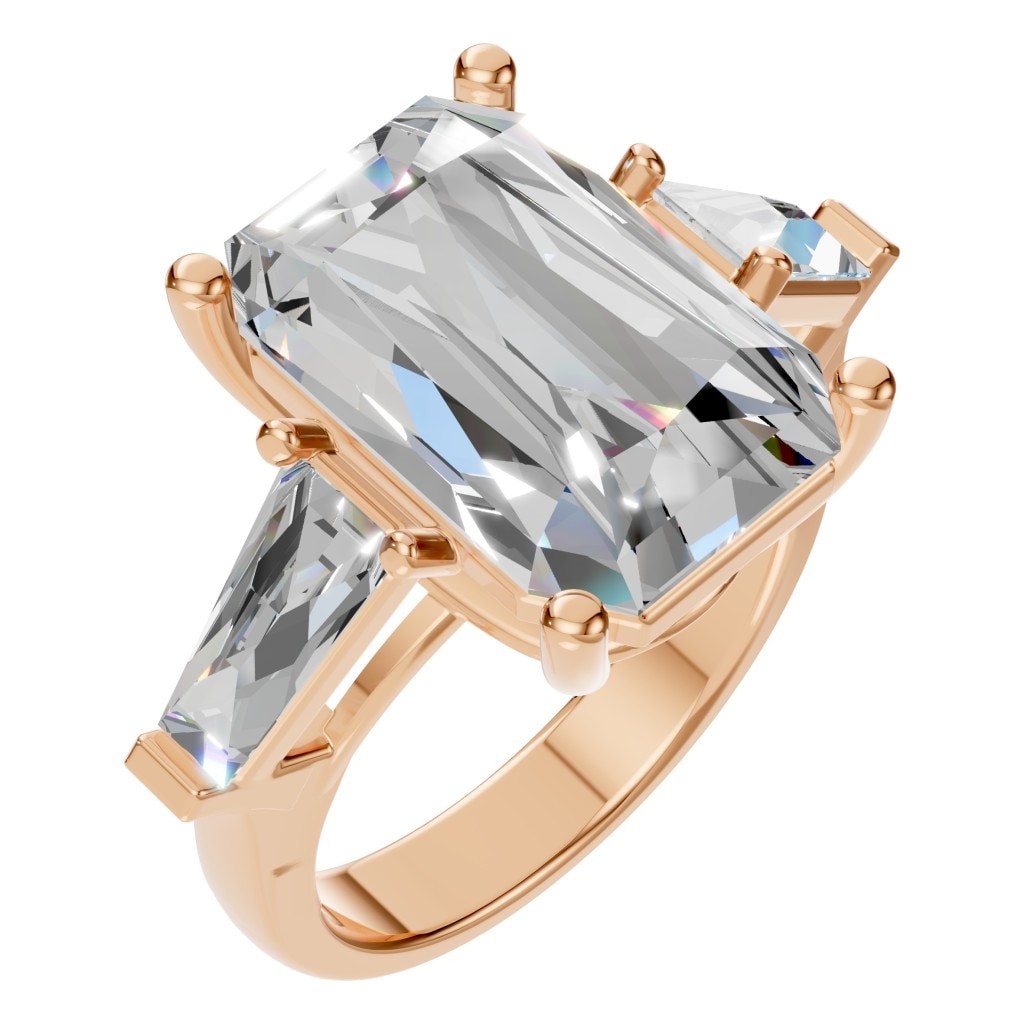 RI-2781 Rose Gold Ring SET - Main View