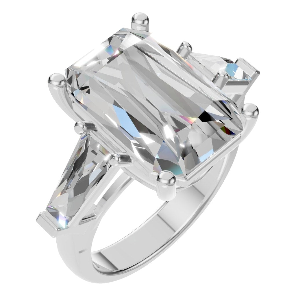 RI-2781 White Gold Ring SET - Main View