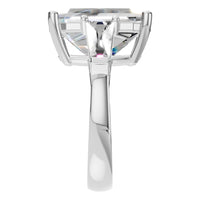 RI-2781 White Gold Ring SET - Side View