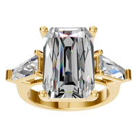 RI-2781 Yellow Gold Ring SET - Front View
