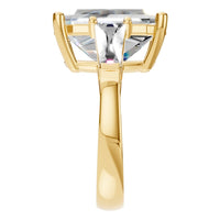 RI-2781 Yellow Gold Ring SET - Side View