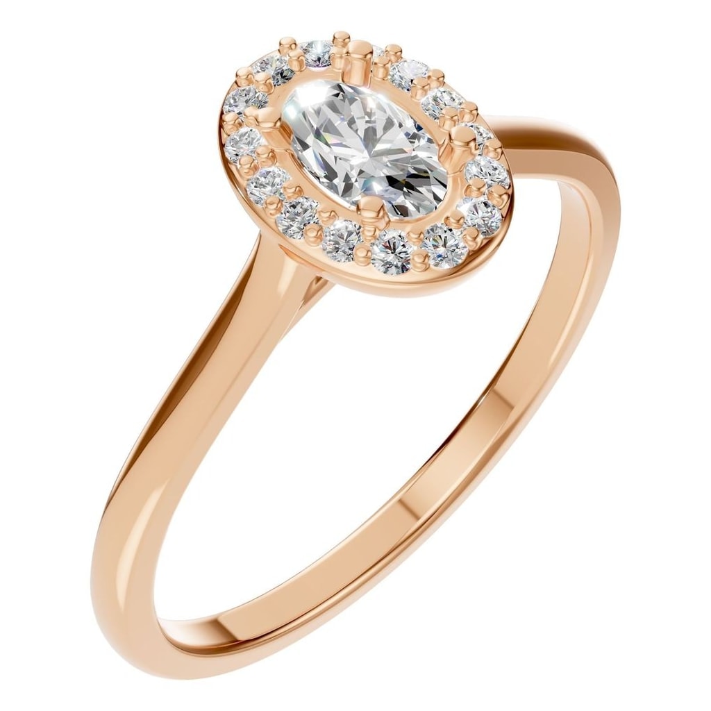 RI-2797 Rose Gold Ring SET - Main View