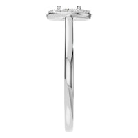 RI-2797 White Gold Ring SET - Side View