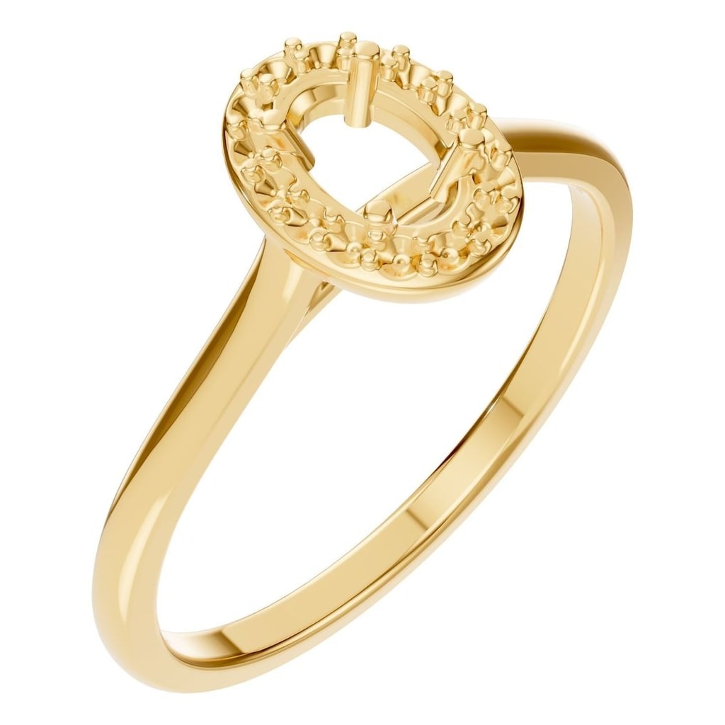 RI-2797 Yellow Gold Ring UNSET - Main View