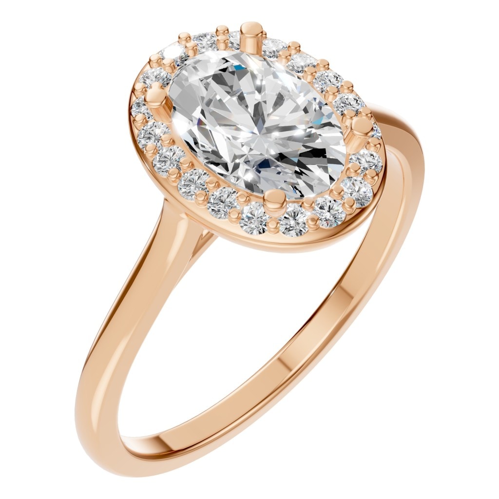 RI-2797 Rose Gold Ring SET - Main View