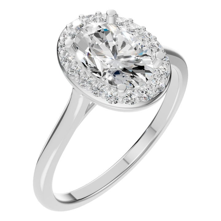 Halo Ring Mounting - Oval 7x4.5mm