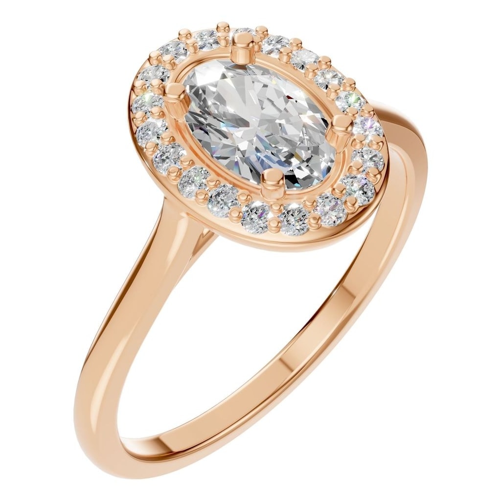 RI-2797 Rose Gold Ring SET - Main View