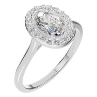 RI-2797 White Gold Ring SET - Main View