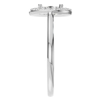 RI-2797 White Gold Ring SET - Side View