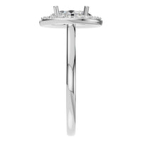 RI-2797 White Gold Ring SET - Side View