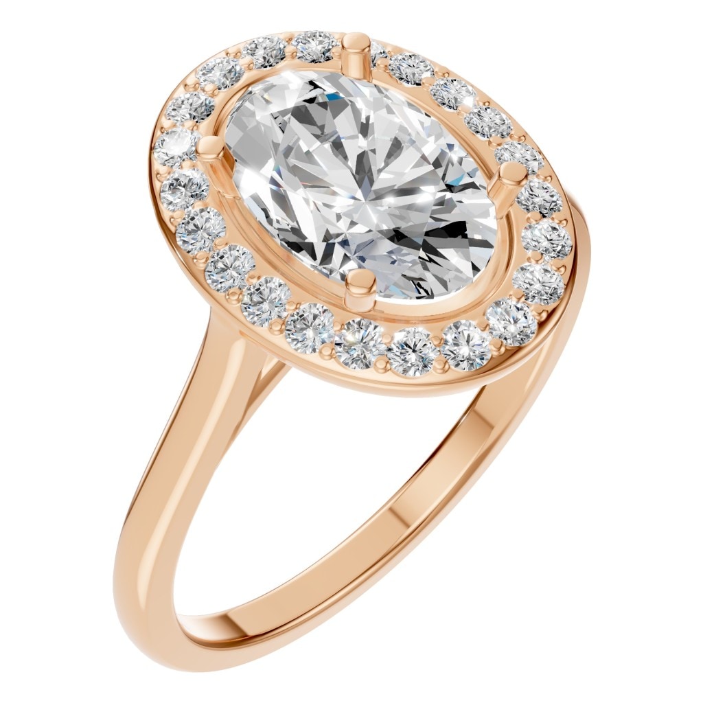 RI-2797 Rose Gold Ring SET - Main View