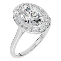 RI-2797 White Gold Ring SET - Main View