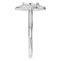 RI-2797 White Gold Ring SET - Side View