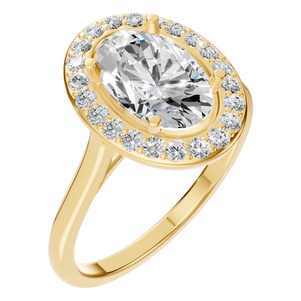 RI-2797 Yellow Gold Ring SET - Main View
