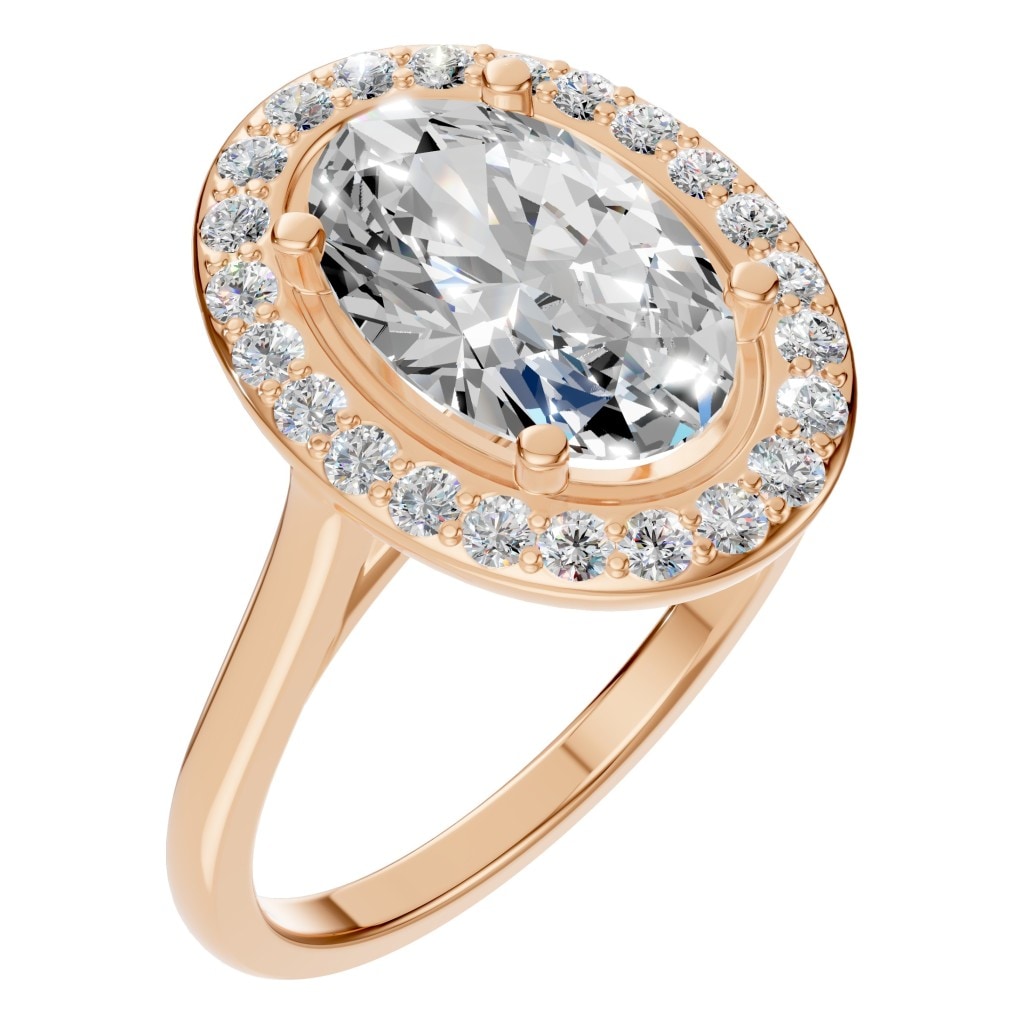 RI-2797 Rose Gold Ring SET - Main View