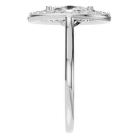 RI-2797 White Gold Ring SET - Side View