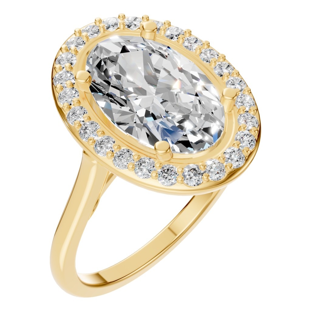 RI-2797 Yellow Gold Ring SET - Main View