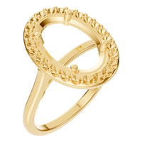 RI-2797 Yellow Gold Ring UNSET - Main View