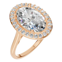 RI-2797 Rose Gold Ring SET - Main View