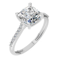 RI-2802 White Gold Ring SET - Main View