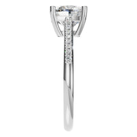 RI-2802 White Gold Ring SET - Side View