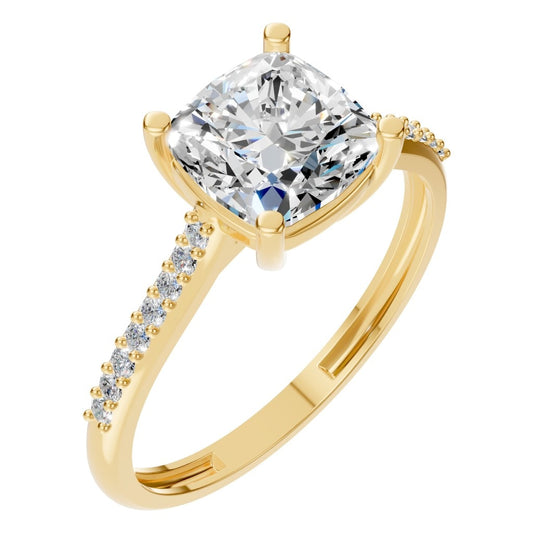 RI-2802 Yellow Gold Ring SET - Main View