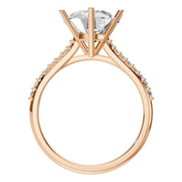 RI-2855 Rose Gold Ring SET - Top View